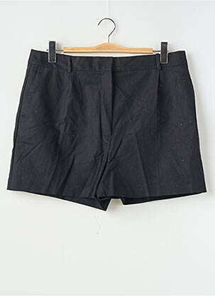 Short fermeture zippée sous rabat avec crochet taille normale noir ZARA femme