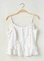 Top blanc MADEMOISELLE.R pour femme seconde vue