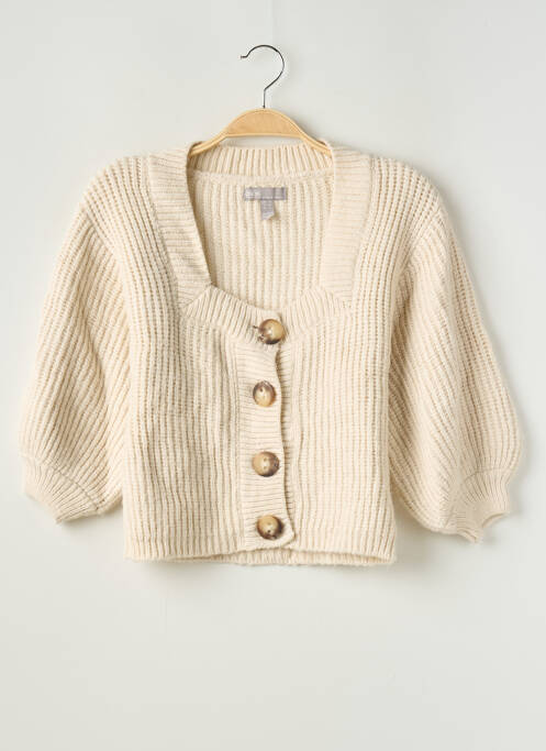 Gilet manches longues beige ASOS pour femme