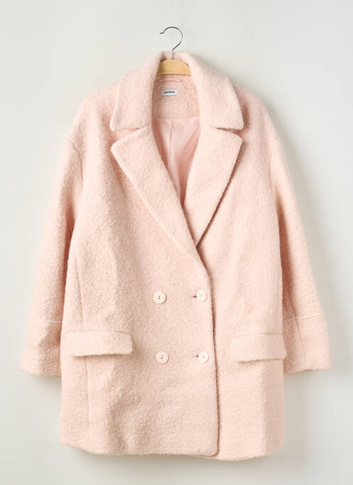 Manteau long rose PIMKIE pour femme