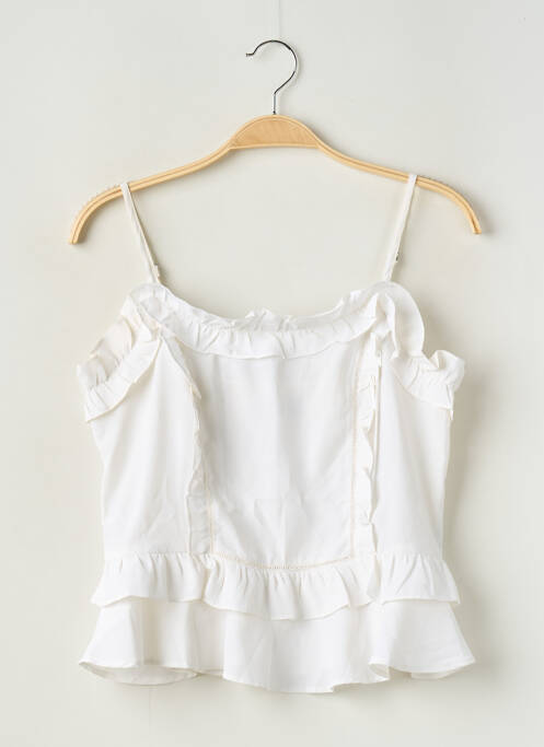 Top blanc MADEMOISELLE.R pour femme