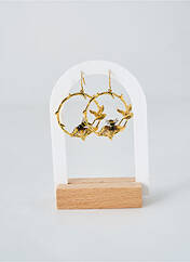 Boucles d’oreilles or NACH pour femme seconde vue