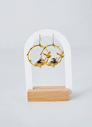 Boucles d’oreilles or NACH pour femme