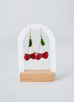Boucles d’oreilles rouge NACH pour femme