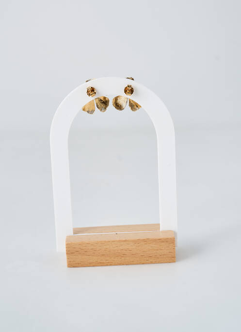 Boucles d’oreilles or LEO SEDIM pour femme