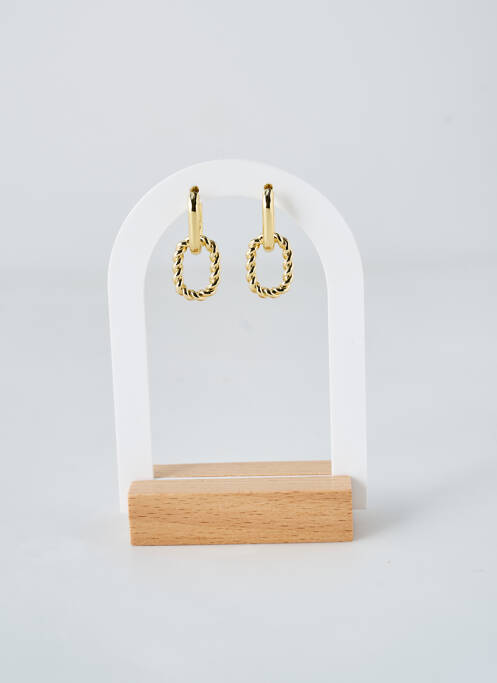 Boucles d’oreilles or SANS MARQUE pour femme