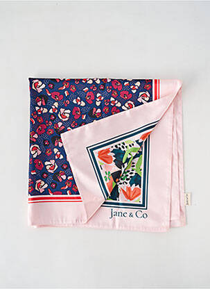 Foulard  rose JANE & CO femme