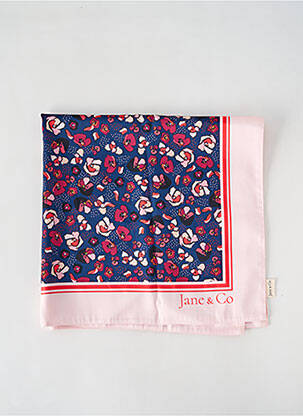Foulard rose JANE & CO pour femme