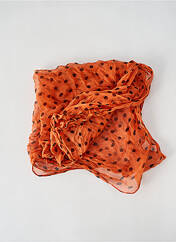 Foulard orange SANS MARQUE pour femme seconde vue
