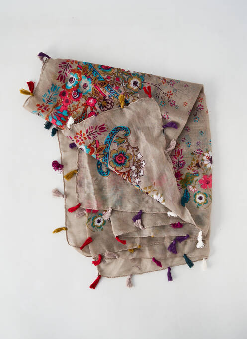 Foulard gris SANS MARQUE pour femme