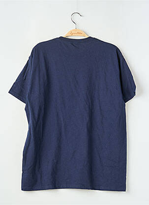 T-shirt coupe droite manches courtes bleu FRUIT OF THE LOOM garçon