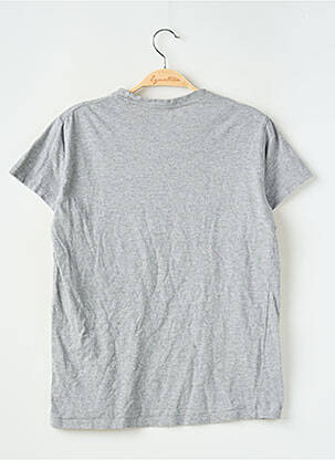 T-shirt coupe droite manches courtes gris ENKR. homme
