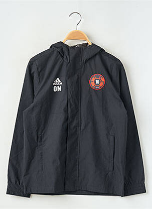 Veste casual coupe droite noir ADIDAS garçon