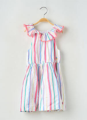 Robe mi-longue sans manche sans manche blanc SERGENT MAJOR fille