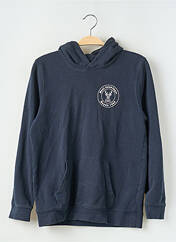 Sweat-shirt à capuche bleu KARIBAN pour garçon seconde vue