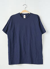 T-shirt bleu FRUIT OF THE LOOM pour garçon seconde vue