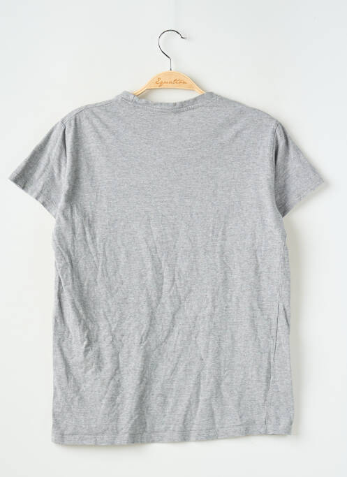 T-shirt coupe droite manches courtes gris ENKR. homme