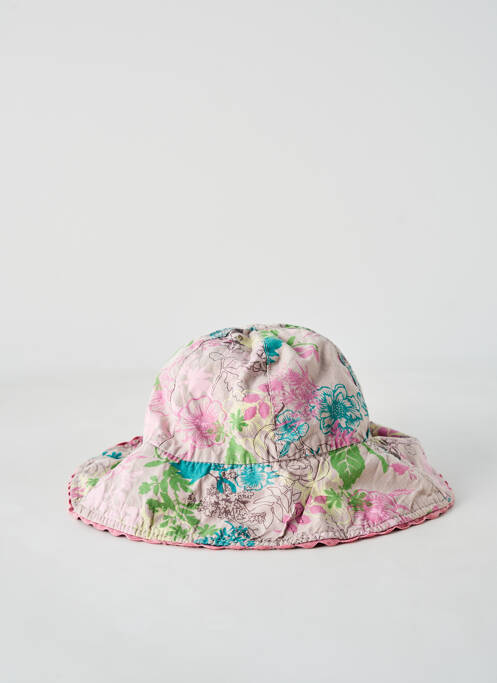 Chapeau imprimé fleurs rose NKY fille