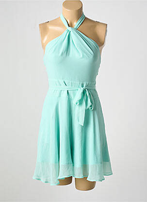 Robe courte coupe fluide sans manche bleu GUESS BY MARCIANO femme