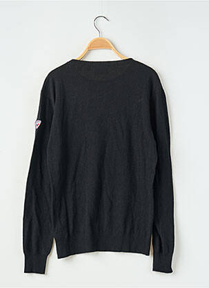 Pull col rond manches longues noir ROSSIGNOL homme