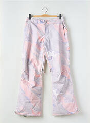 Pantalon droit rose ROXY pour femme seconde vue