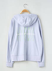 Sweat-shirt à capuche violet PUMA pour femme seconde vue