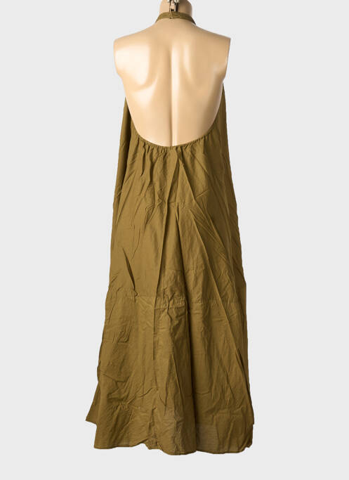 Robe de plage sans manche vert MARE DI LATTE femme