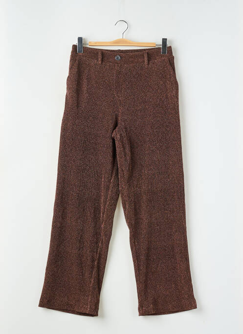 Pantalon droit marron BREAL pour femme
