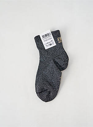 Chaussettes maille opaque argent ALME femme