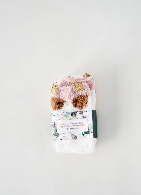 Chaussettes blanc CACHE CACHE pour femme