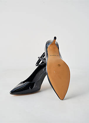 Escarpins matière lisse talon de 7 à 9cm noir JOHEELA femme