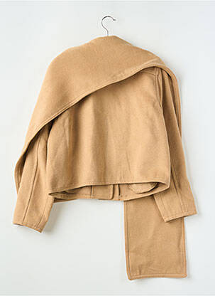 Manteau court coupe droite sans capuche marron DIVIDED H&M femme