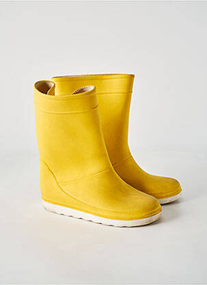 Bottes bout rond bout rond jaune TRIBORD enfant