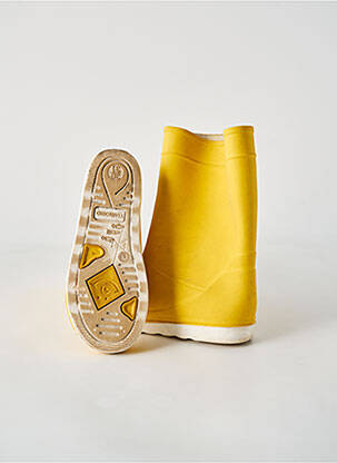 Bottes bout rond bout rond jaune TRIBORD enfant