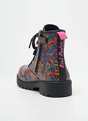Bottines/boots talon bas talon plat jusqu'à 3cm noir GEOX femme