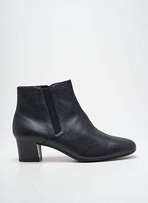 Bottines/boots matière lisse talon de 4 à 6cm noir ACADEMY CONFORT femme