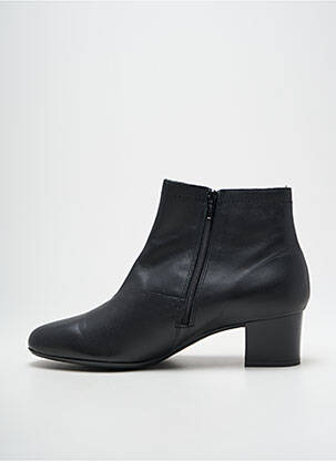 Bottines/boots matière lisse talon de 4 à 6cm noir ACADEMY CONFORT femme