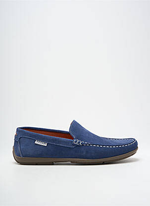 Mocassins bout rond bout rond bleu ORLAND homme