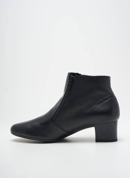 Bottines/boots matière lisse talon de 4 à 6cm noir ACADEMY CONFORT femme