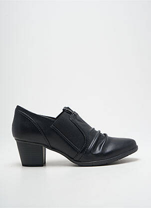 Bottines/boots matière lisse talon de 4 à 6cm noir JANA femme