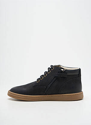 Bottines/boots semelle amovible bout rond noir KICKERS garcon