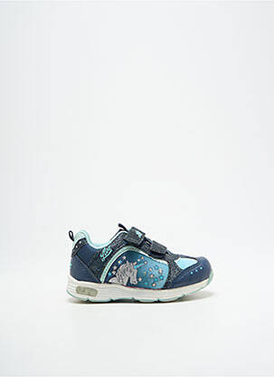Baskets impression bout rond bleu LICO fille