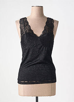 Top stretch sans manche noir CREAM femme