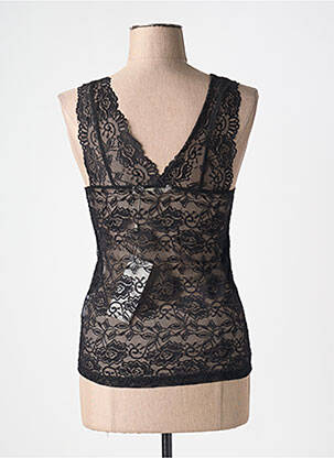Top stretch sans manche noir CREAM femme