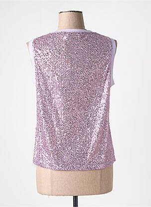Débardeur coupe droite sans manche violet CREAM femme