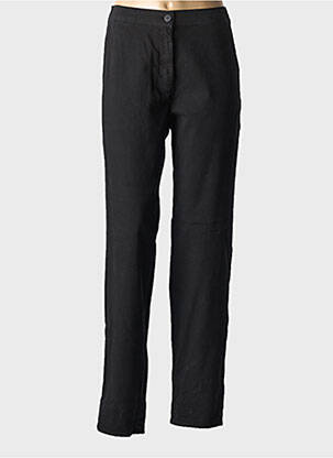 Pantalon droit stretch taille normale noir MES SOEURS ET MOI femme