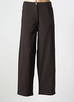 Pantalon droit taille élastique taille normale marron MES SOEURS ET MOI femme