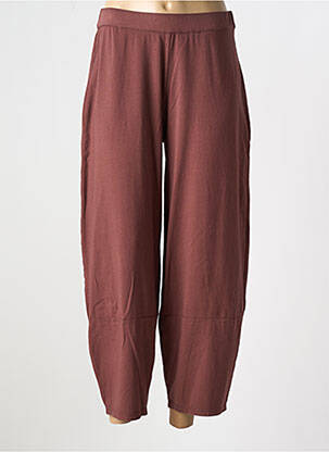 Pantalon droit stretch taille normale marron MES SOEURS ET MOI femme