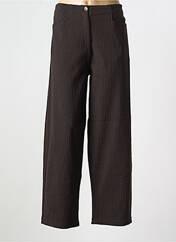 Pantalon droit marron MES SOEURS ET MOI pour femme seconde vue