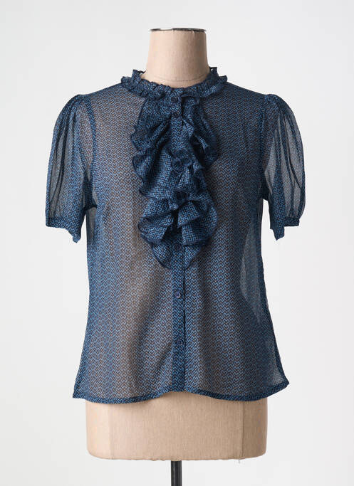 Chemisier bleu CREAM pour femme